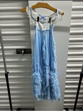Dollcake Light Blue Ruffled Lace-Trim